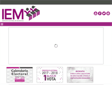Tablet Screenshot of iem.org.mx